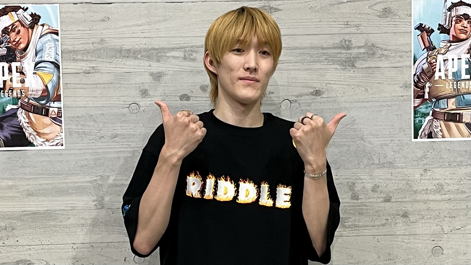 【APEX】456サイン入りTシャツ(ゆきお) 【激レア】 大勢の人に熱く応援してもらってとにかく楽しかった」Riddle456 Yukio